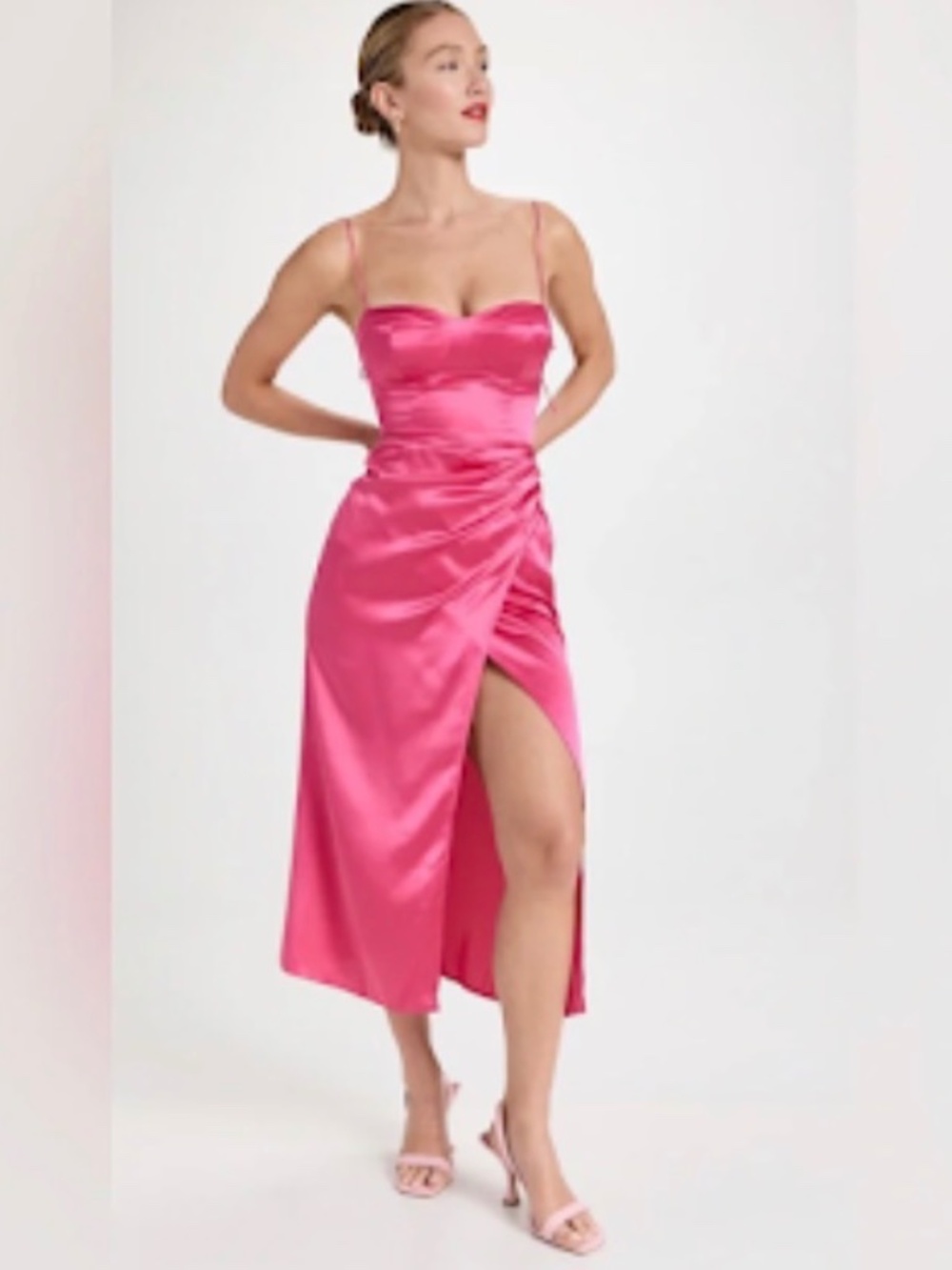 Pink SIlk Reformation dress, size 2